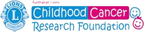 Lions childhood cancer research foundation logo