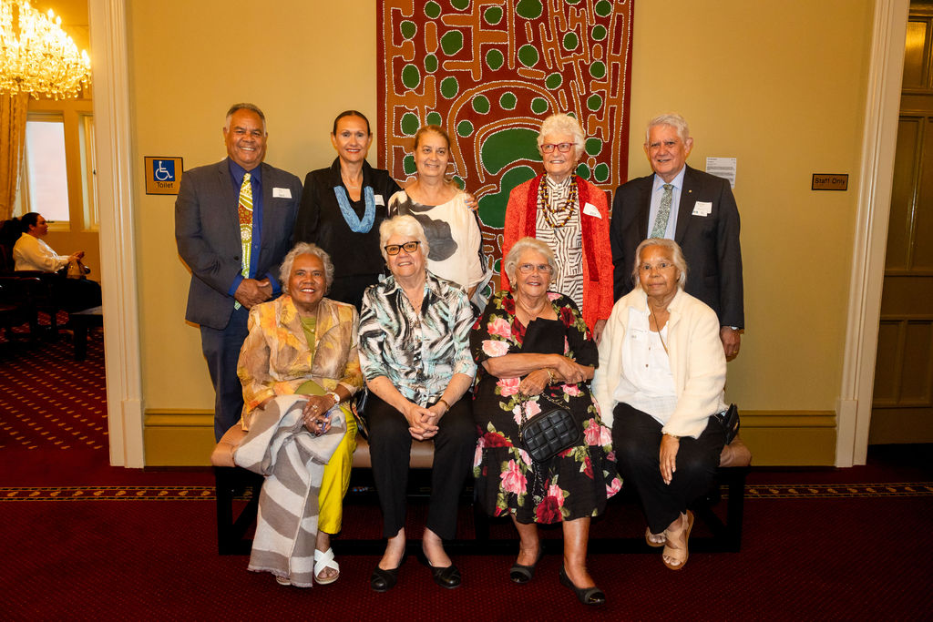 staff members at the 35 year event